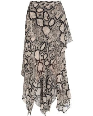 AllSaints Cassie Midi Skirt - Natural