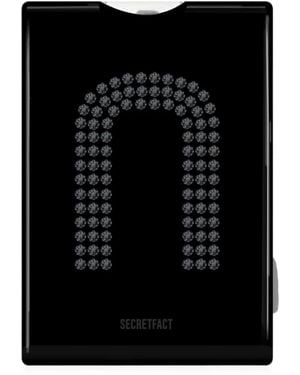 SECRETFACT Swarovski Crystal-Embellished Card Holder - Black
