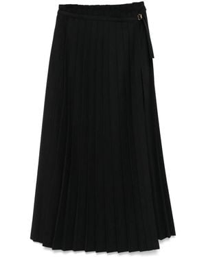 Ami Paris Maxi-Plooirok - Zwart