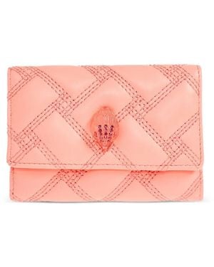 Kurt Geiger Kensington Embellished Leather Wallet - Pink