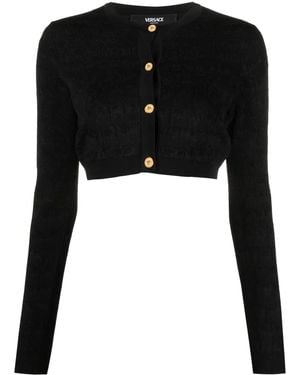 Versace Cardigan Crop - Nero