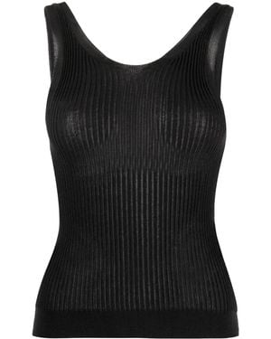Cecilie Bahnsen Tie-Fastening Sleeveless Dress - Black