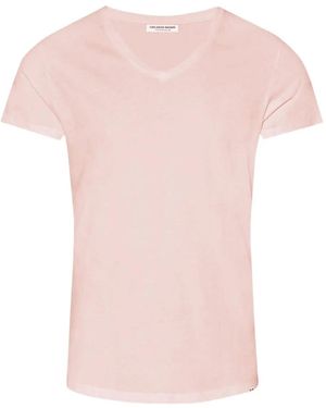 Orlebar Brown T-Shirt À Col V - Rose