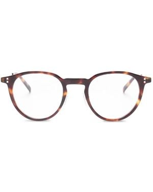 dunhill Lunettes À Monture Ronde - Marron