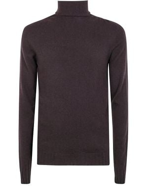 MD75 Top A Collo Alto - Blu