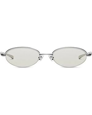 Gentle Monster Kota 02 (Grm) Oval-Frame Sunglasses - Metallic