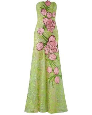 Silvia Tcherassi Tulip Lace Dress - Green