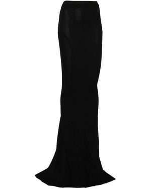 Rick Owens Falda larga - Negro