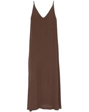 Nude Robe-Nuisette À Col V - Brown