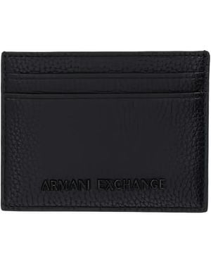 ARMANI EXCHANGE Logo Cardholder - Black