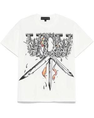 Who Decides War Darth Tシャツ - ホワイト