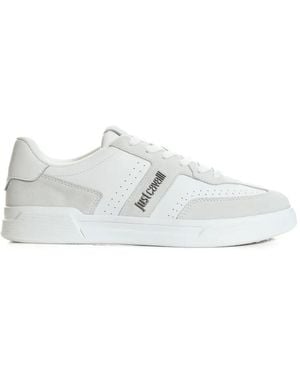 Just Cavalli Perforated Trainers - White