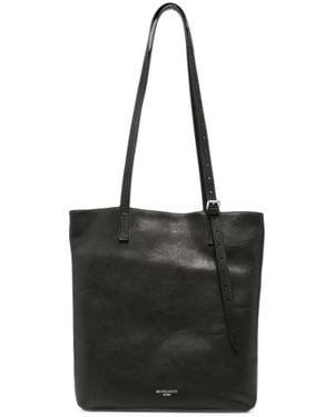Ann Demeulemeester Leather Tote Bag - Black