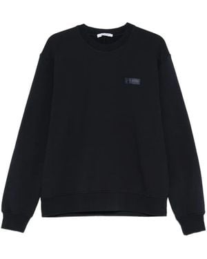 Givenchy Sweatshirt mit Logo-Patch - Schwarz
