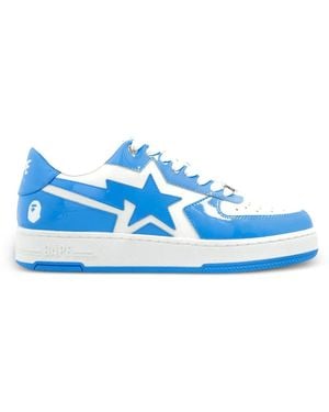 A Bathing Ape Zapatillas con detalle de estrella - Azul