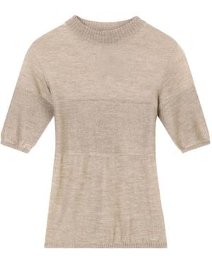 Giorgio Armani Pull En Maille Fine - White
