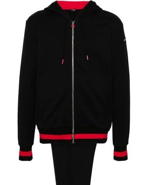 Kiton フーデッド トラックスーツ - ブラック