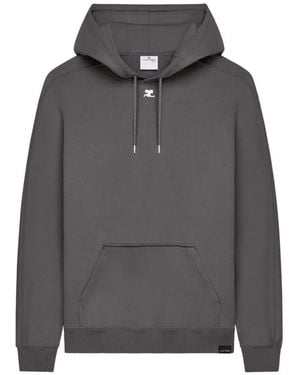Courreges Oversized Hoodie - Grey