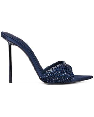 Le Silla Gilda Crystal-Embellished Sandals - Blue