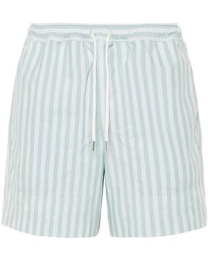 Maison Kitsuné Casual Board Deck Shorts - Blue