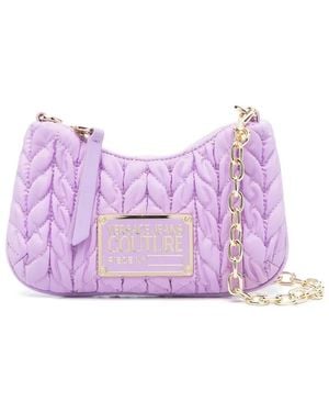 Versace Jeans Couture Matelassé Mini Bag - Purple