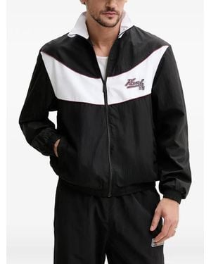 Karlkani Embroidered Zip Jacket - Black