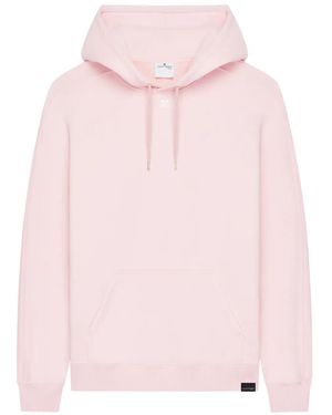 Courreges Kangaroo-Pocket Long-Sleeve Hoodie - Pink
