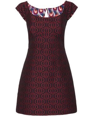 La DoubleJ Arabesque Mini Dress - Red