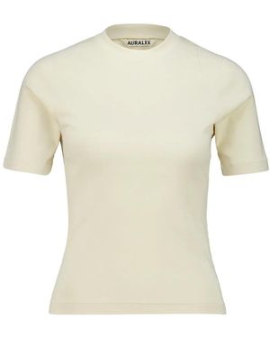 AURALEE Raglan-Sleeve T-Shirt - White