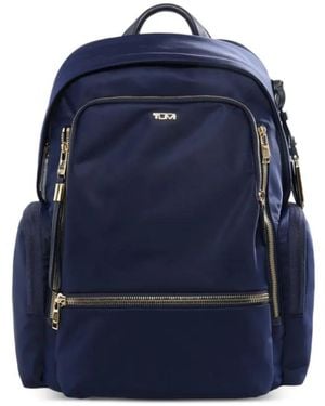 Tumi Celina Logo-Plaque Zip-Fastening Backpack - Blue