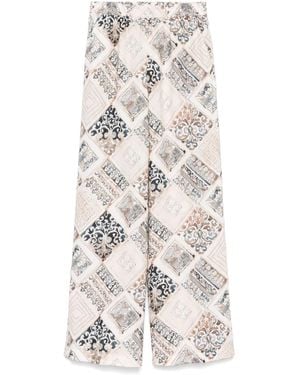 Eleventy Linen Pants - White