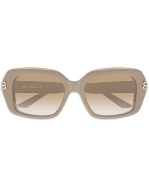 Balenciaga Logo-Detail Sunglasses - Pink