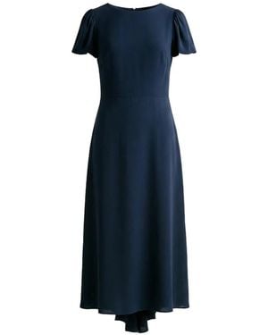 N°21 Short-Sleeve Midi Dress - Blue