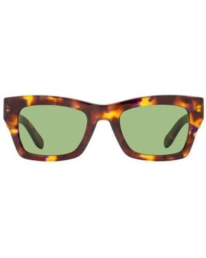 Ferragamo Eyewear Tortoiseshell-Effect Square-Frame Sunglasses - Green