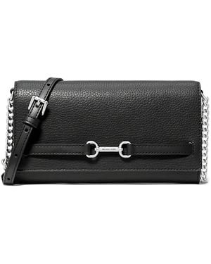 Michael Kors Large Carson Clutch Bag - Black