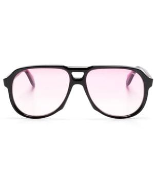 Cutler and Gross 9782 Navigator-Frame Sunglasses - Pink