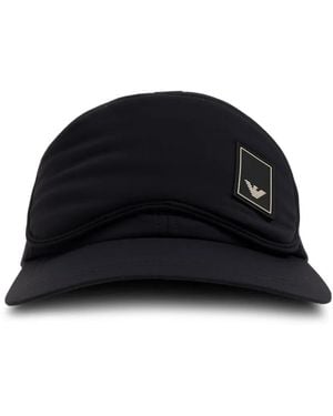 Emporio Armani Baseballkappe Mit Logo-Patch - Schwarz