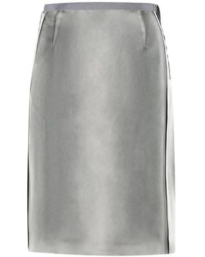 Maison Margiela Reverse-Effect Skirt - Grey