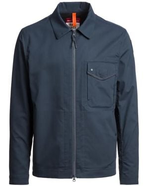 Parajumpers Sobrecamisa Elgin Con Cremallera - Azul