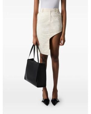 Coperni Asymmetrischer Jacquard-Rock - Mehrfarbig