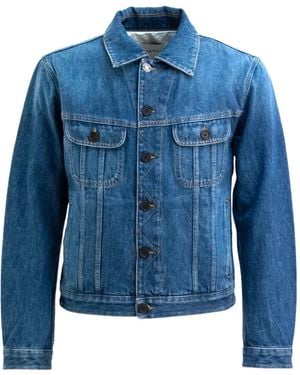 Givenchy Buttoned Denim Jacket - Blue