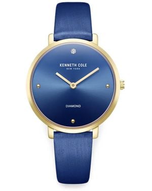Kenneth Cole Diamond 34Mm Watch - Blue