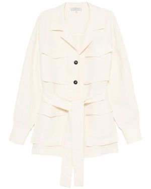 Antonelli Single-Breasted Coat - White