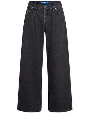 KARL LAGERFELD Logo-Embroidery Jeans - Blue