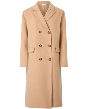 Boglioli Double-Breasted Coat - Natural