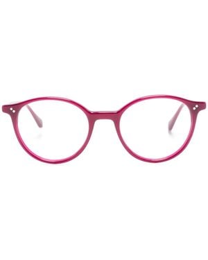 Gigi Studios Brooks Round-Frame Glasses - Pink