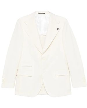 Gabriele Pasini Striped-Pattern Blazer - White