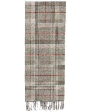 Barbour Sciarpa Macklow A Quadri - Grigio