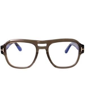 Tom Ford Klassische Pilotenbrille - Schwarz