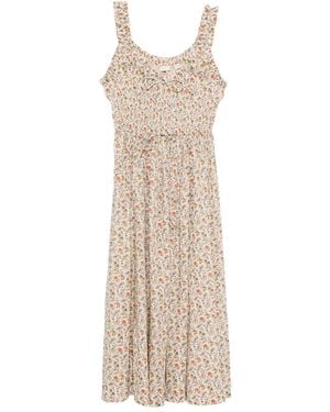 Doen Vestido Midi Emmaretta - Neutro